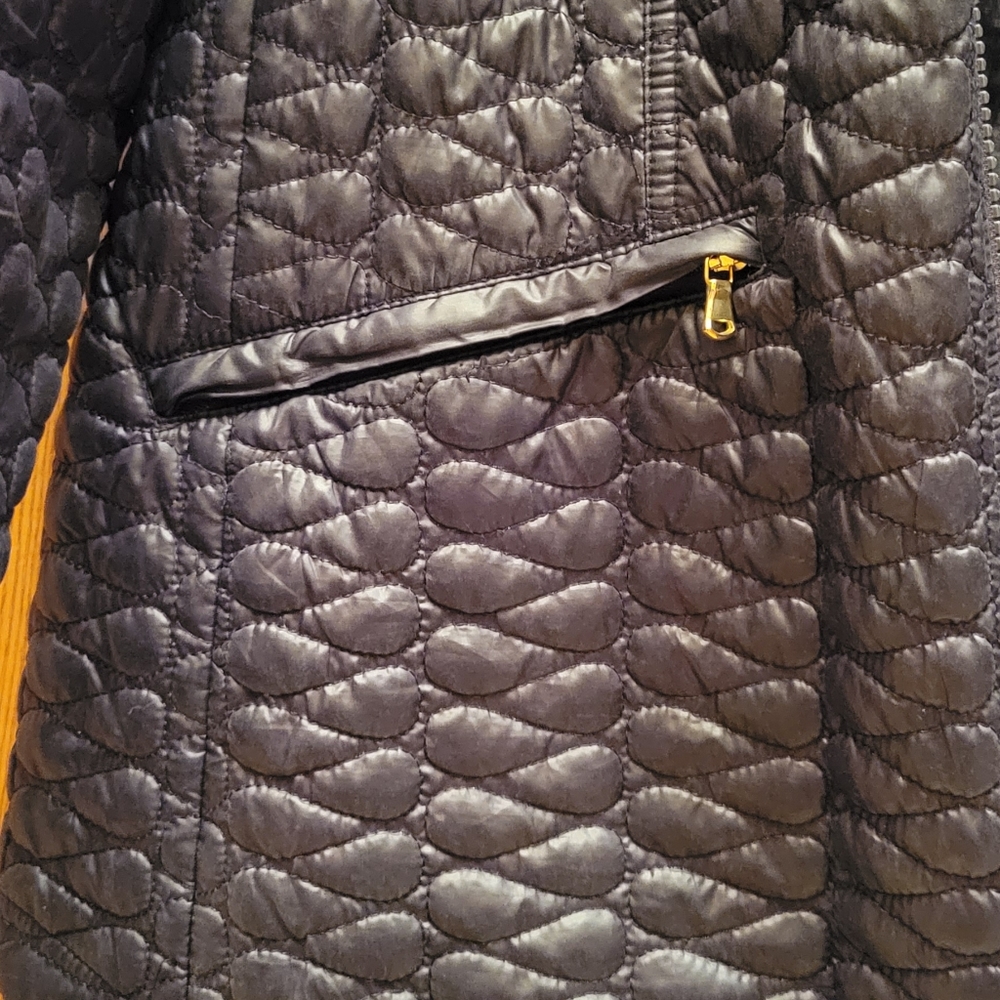 Chico's Black Quilted Jacket - Picture 16 of 16